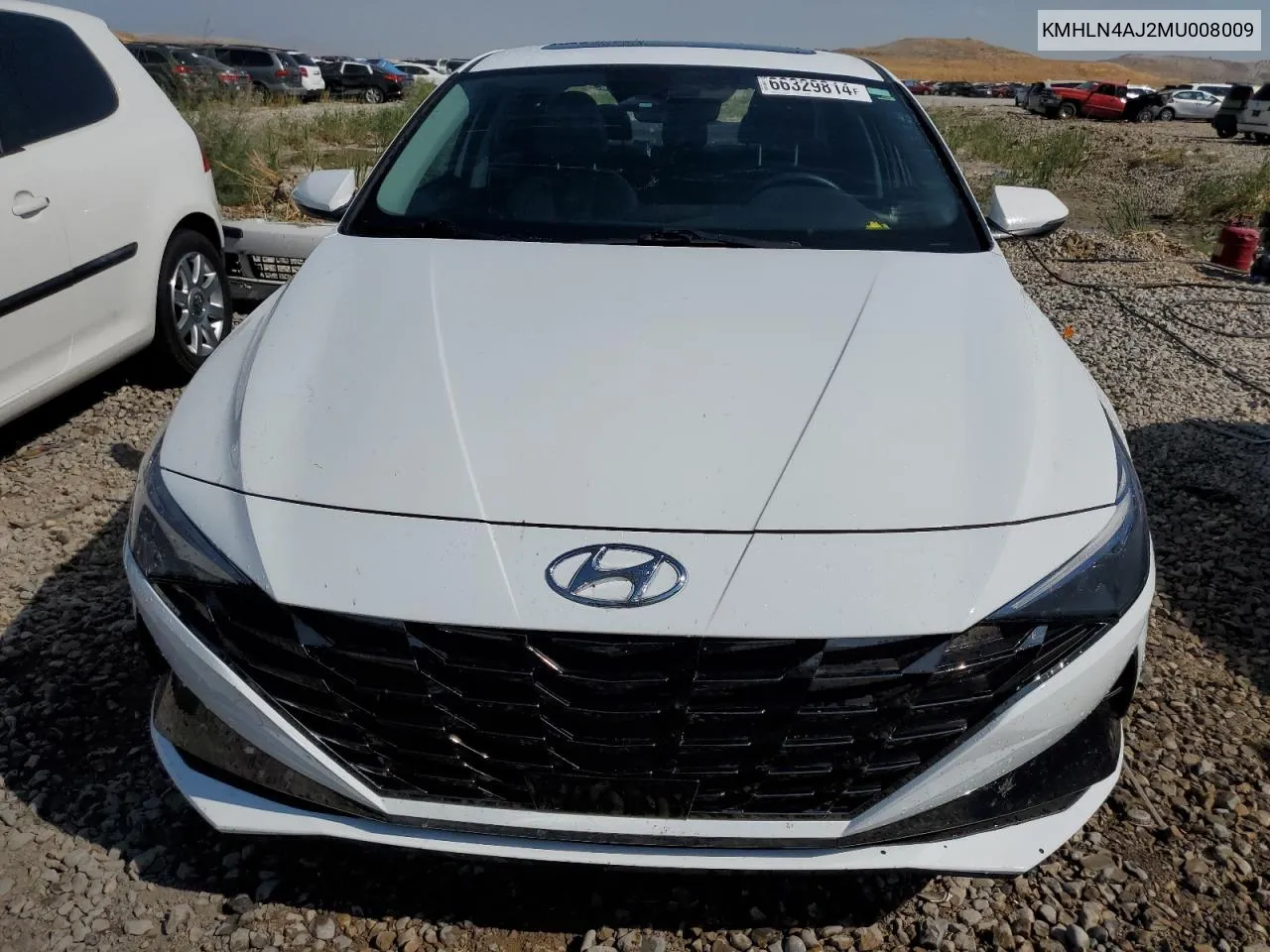 2021 Hyundai Elantra Limited VIN: KMHLN4AJ2MU008009 Lot: 66329814