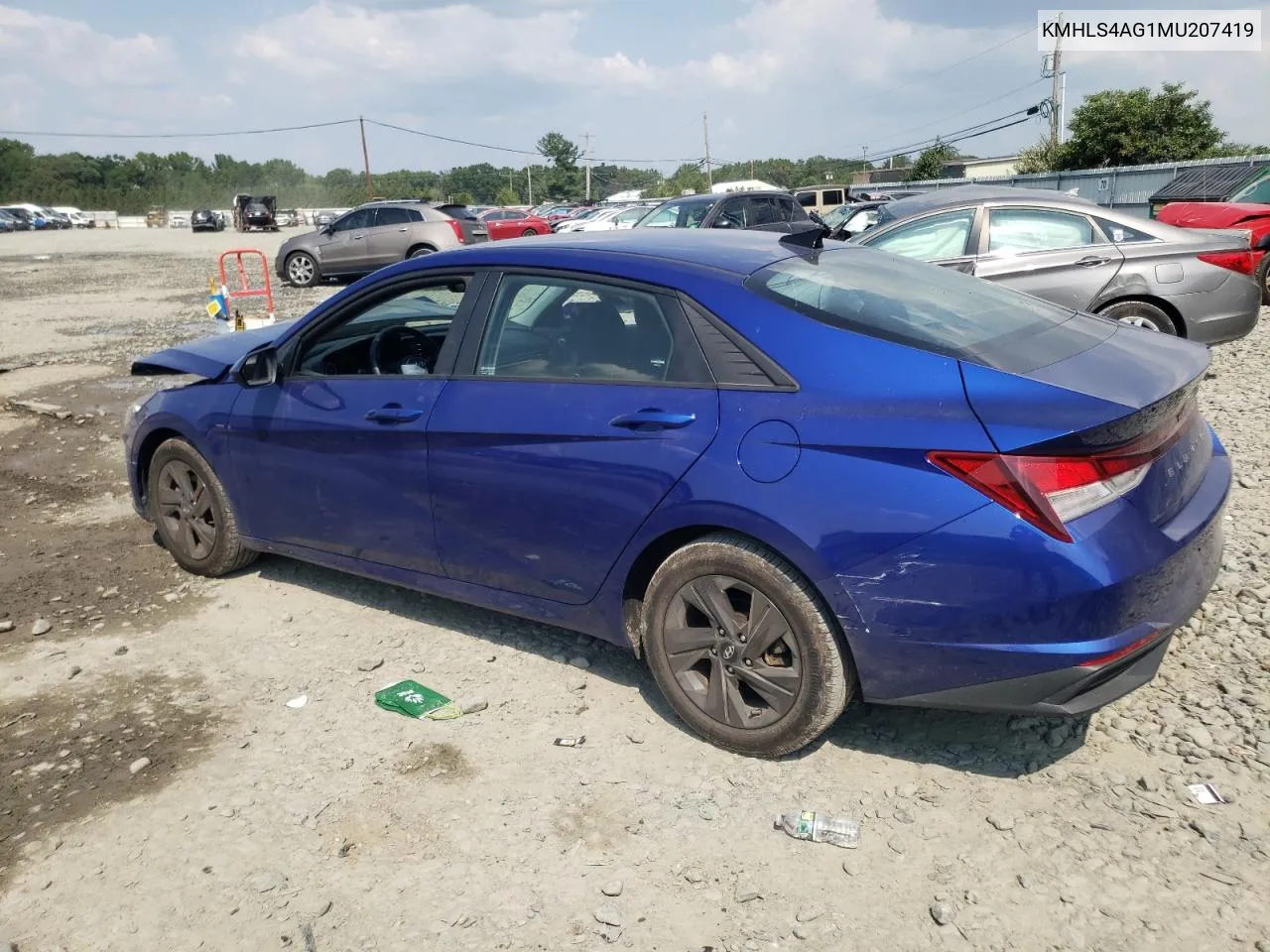 2021 Hyundai Elantra Sel VIN: KMHLS4AG1MU207419 Lot: 66992204