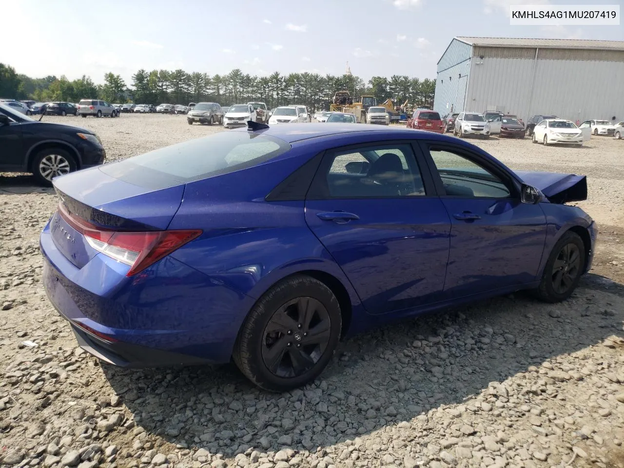 2021 Hyundai Elantra Sel VIN: KMHLS4AG1MU207419 Lot: 66992204