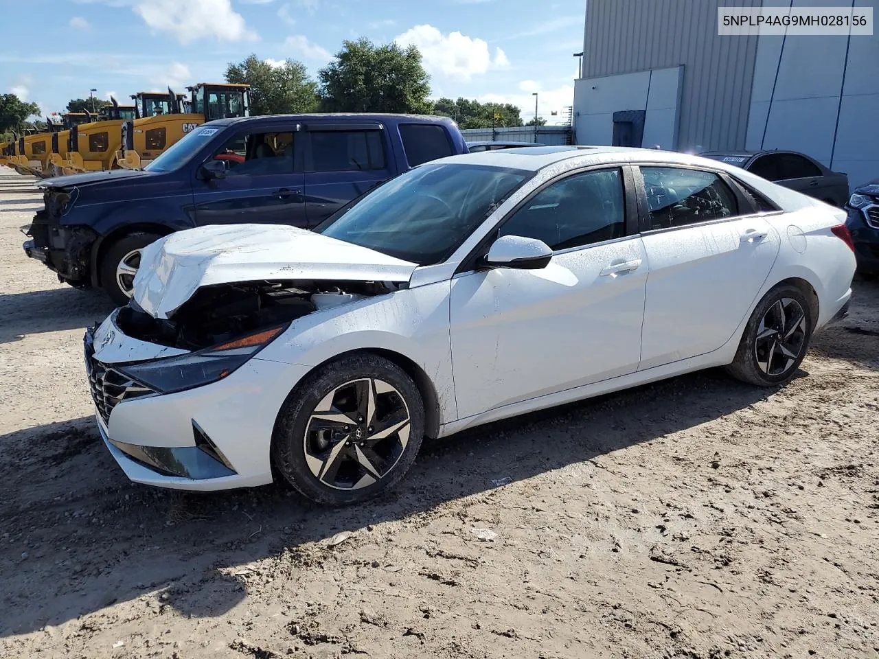 2021 Hyundai Elantra Limited VIN: 5NPLP4AG9MH028156 Lot: 68002224