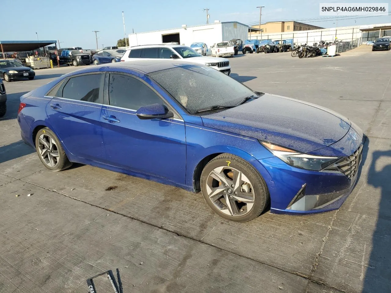 5NPLP4AG6MH029846 2021 Hyundai Elantra Limited