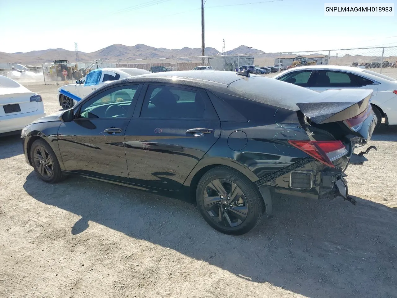 5NPLM4AG4MH018983 2021 Hyundai Elantra Sel