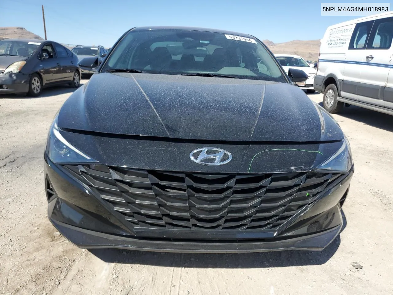 5NPLM4AG4MH018983 2021 Hyundai Elantra Sel