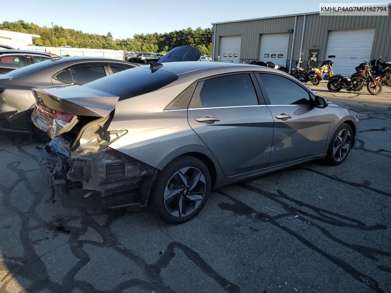 2021 Hyundai Elantra Limited VIN: KMHLP4AG7MU162794 Lot: 69371504