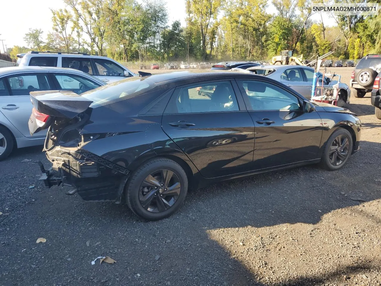 5NPLM4AG2MH000871 2021 Hyundai Elantra Sel