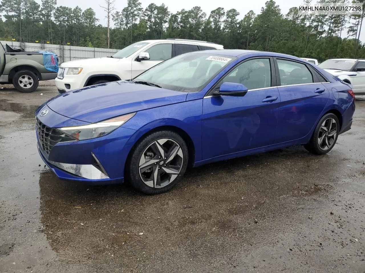 2021 Hyundai Elantra Sel VIN: KMHLN4AGXMU127298 Lot: 70408664