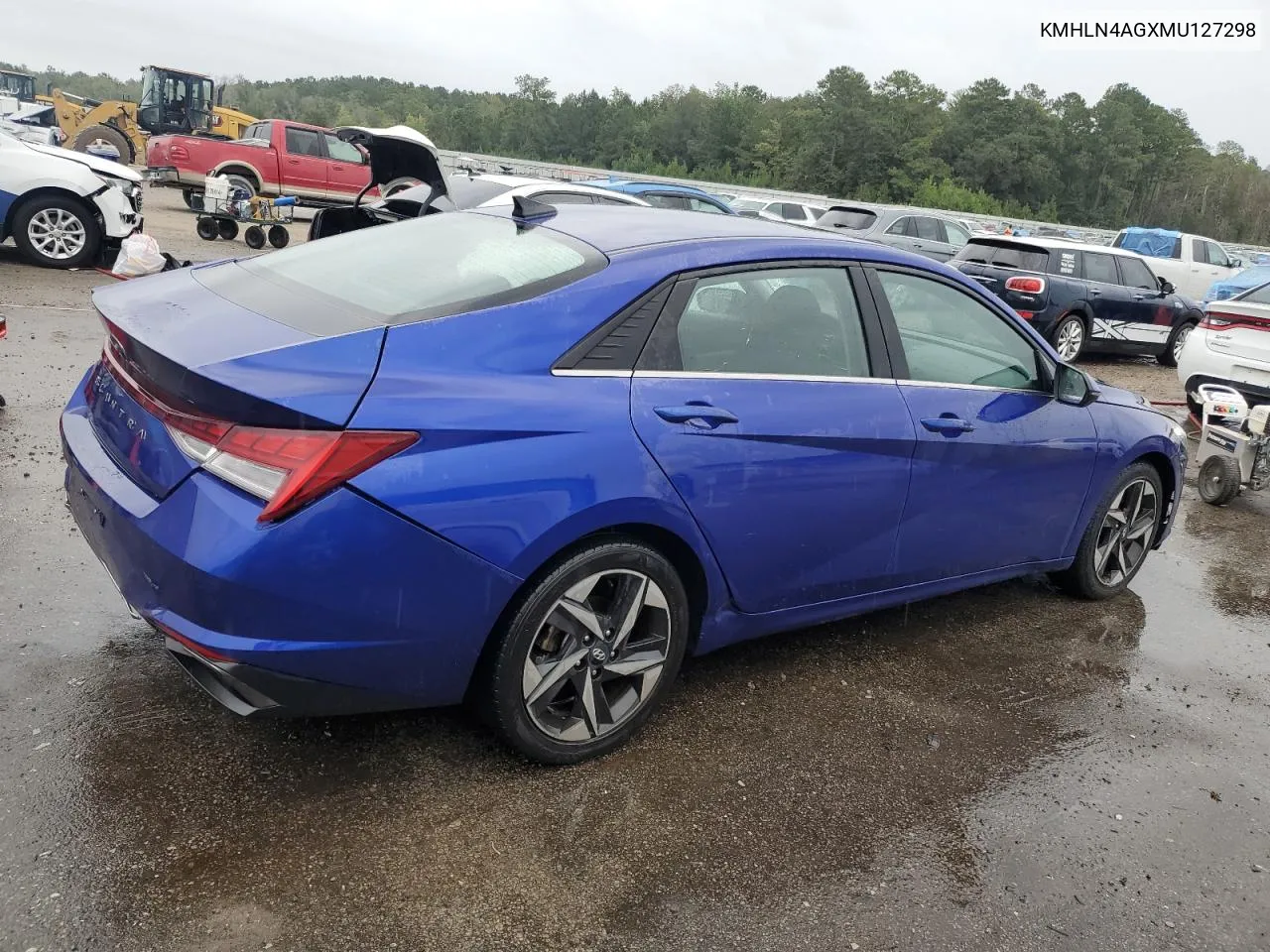 2021 Hyundai Elantra Sel VIN: KMHLN4AGXMU127298 Lot: 70408664