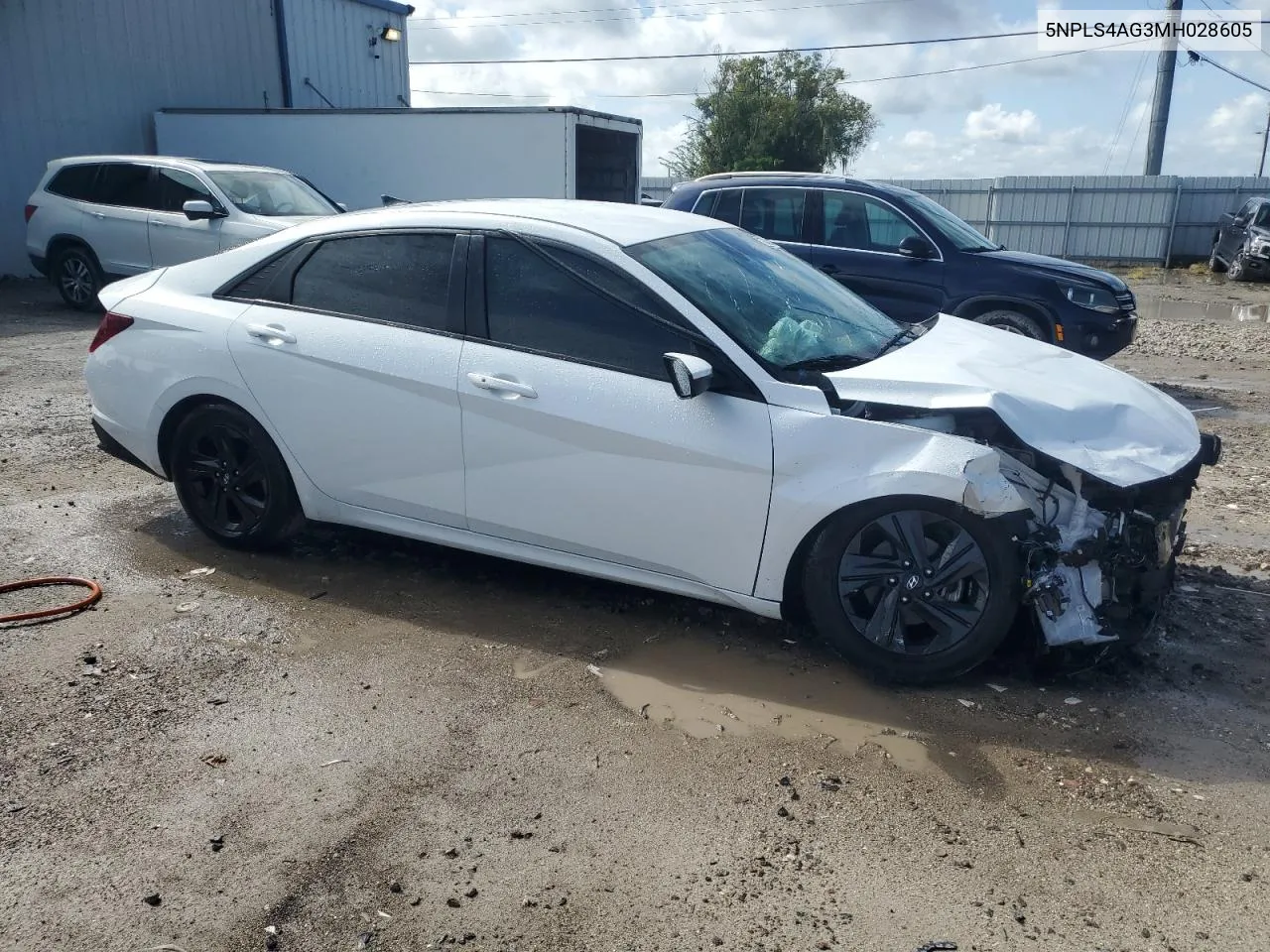 2021 Hyundai Elantra Sel VIN: 5NPLS4AG3MH028605 Lot: 70425834