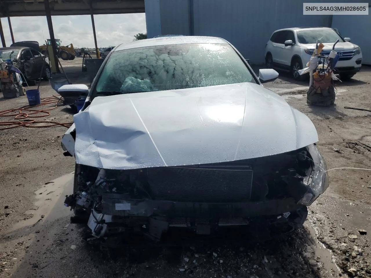 2021 Hyundai Elantra Sel VIN: 5NPLS4AG3MH028605 Lot: 70425834