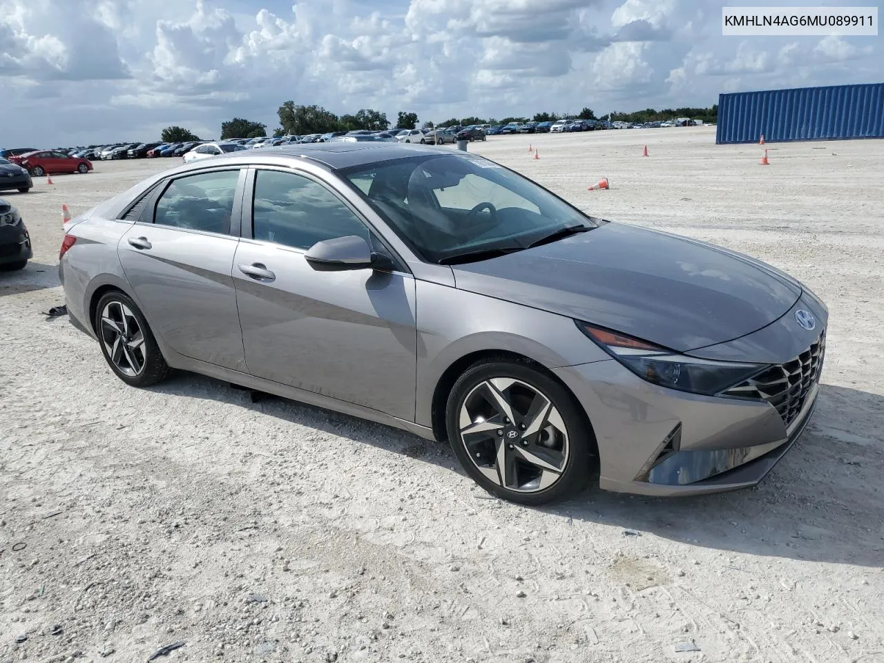 2021 Hyundai Elantra Sel VIN: KMHLN4AG6MU089911 Lot: 70610004