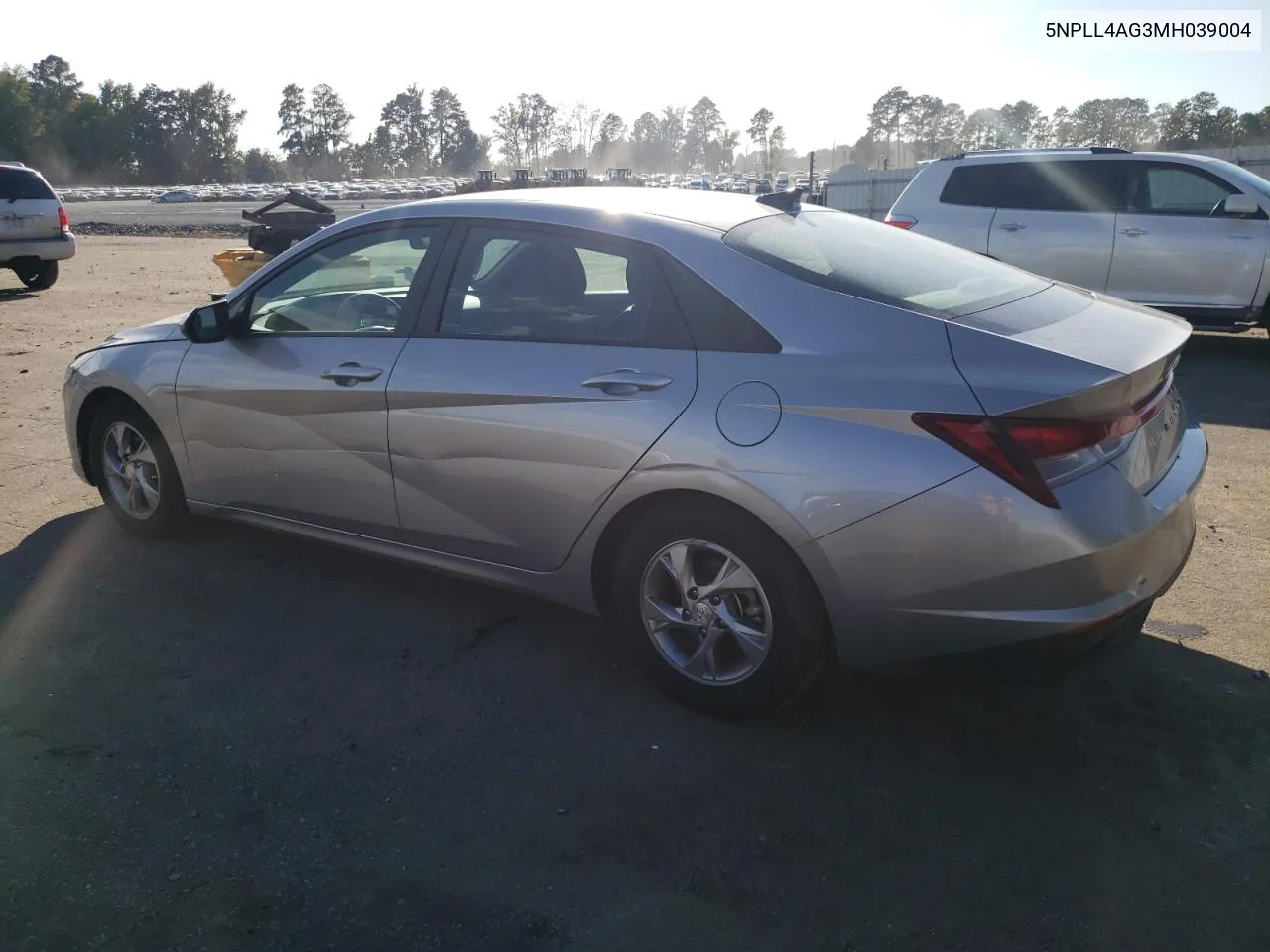 2021 Hyundai Elantra Se VIN: 5NPLL4AG3MH039004 Lot: 70696864