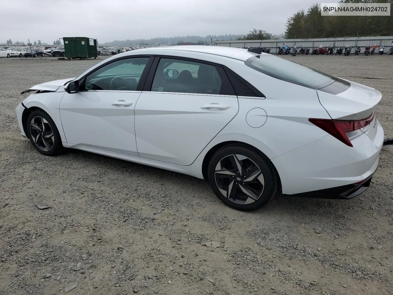 2021 Hyundai Elantra Sel VIN: 5NPLN4AG4MH024702 Lot: 70829544