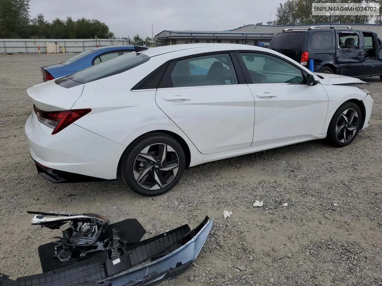 5NPLN4AG4MH024702 2021 Hyundai Elantra Sel