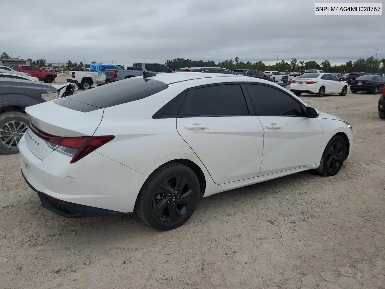 5NPLM4AG4MH028767 2021 Hyundai Elantra Sel