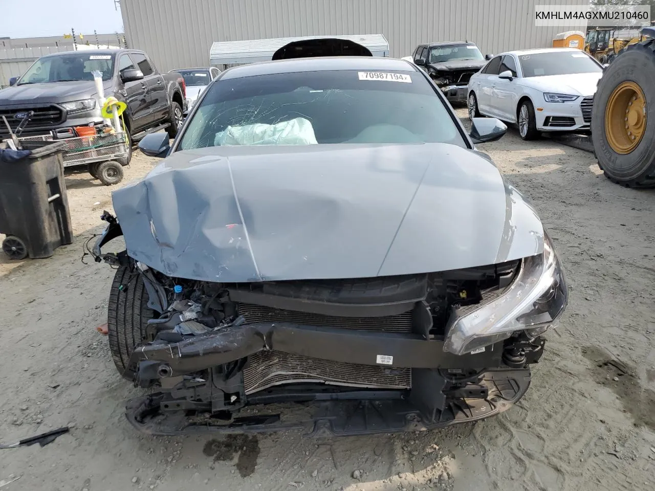 KMHLM4AGXMU210460 2021 Hyundai Elantra Sel