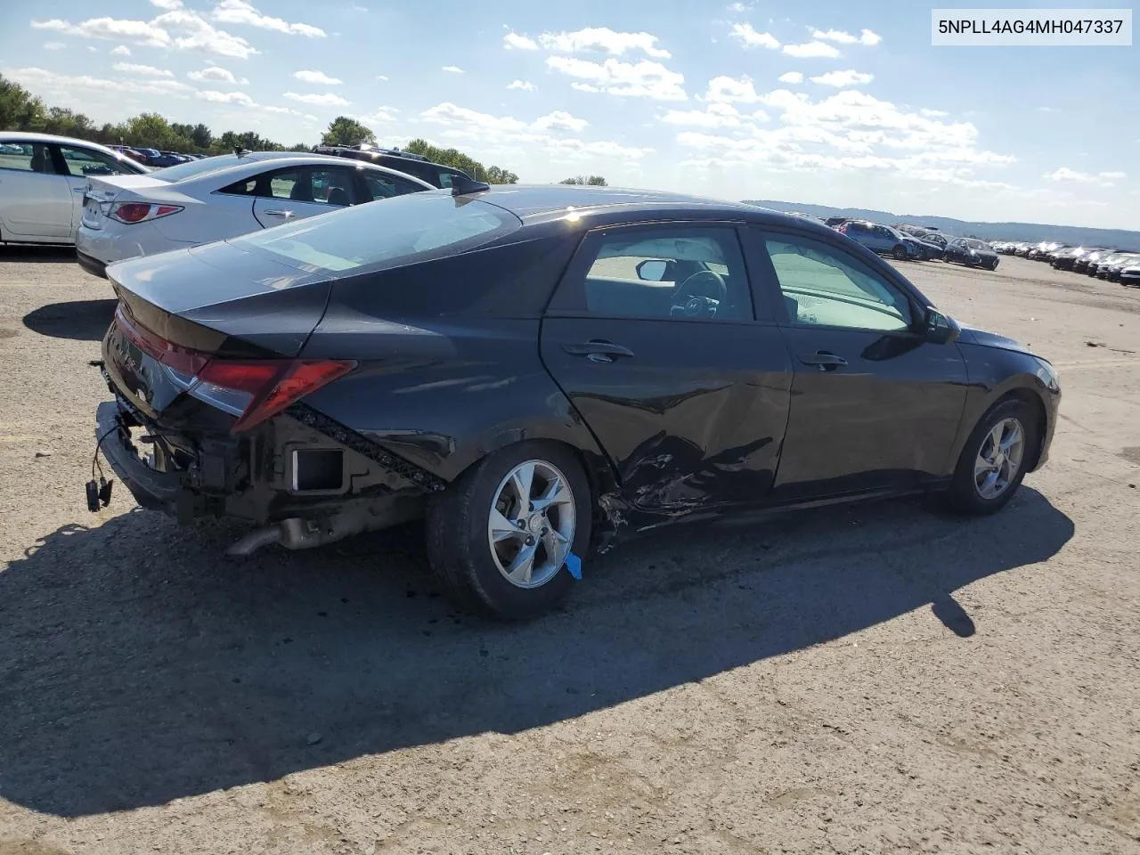 2021 Hyundai Elantra Se VIN: 5NPLL4AG4MH047337 Lot: 71133364