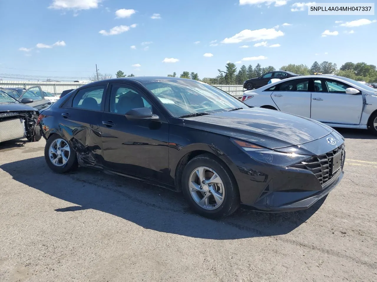 2021 Hyundai Elantra Se VIN: 5NPLL4AG4MH047337 Lot: 71133364