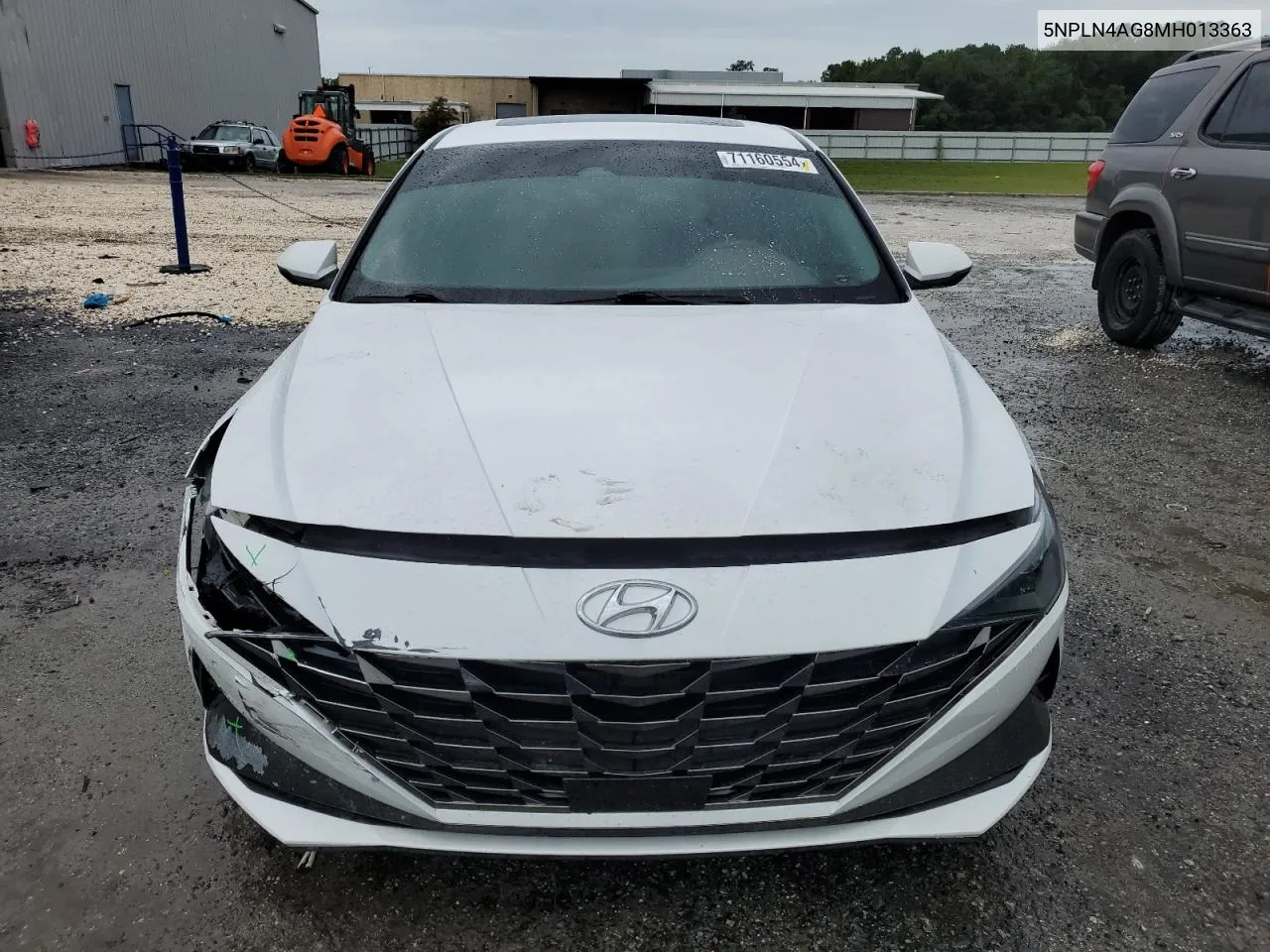 2021 Hyundai Elantra Sel VIN: 5NPLN4AG8MH013363 Lot: 71160554