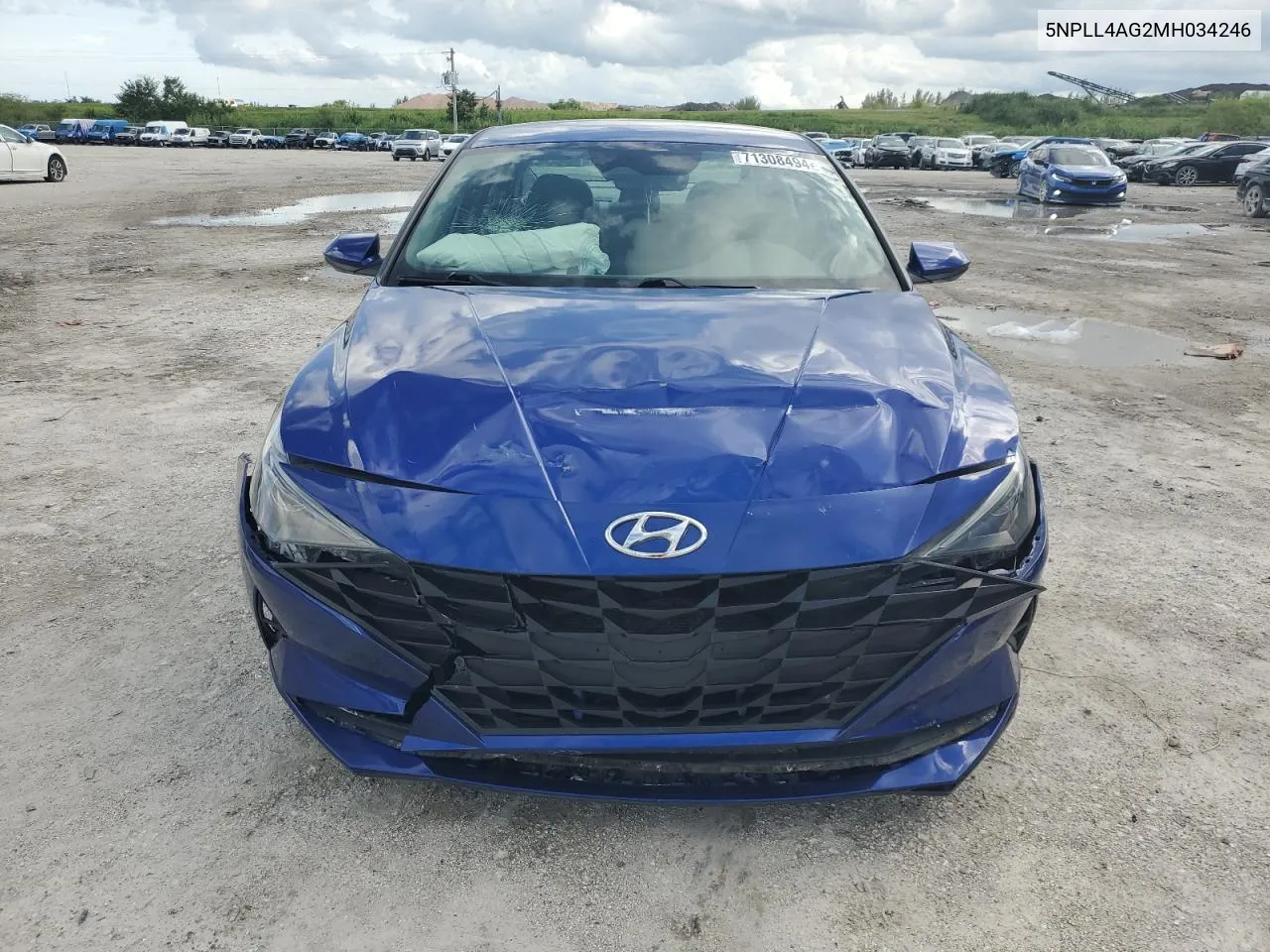 2021 Hyundai Elantra Se VIN: 5NPLL4AG2MH034246 Lot: 71308494