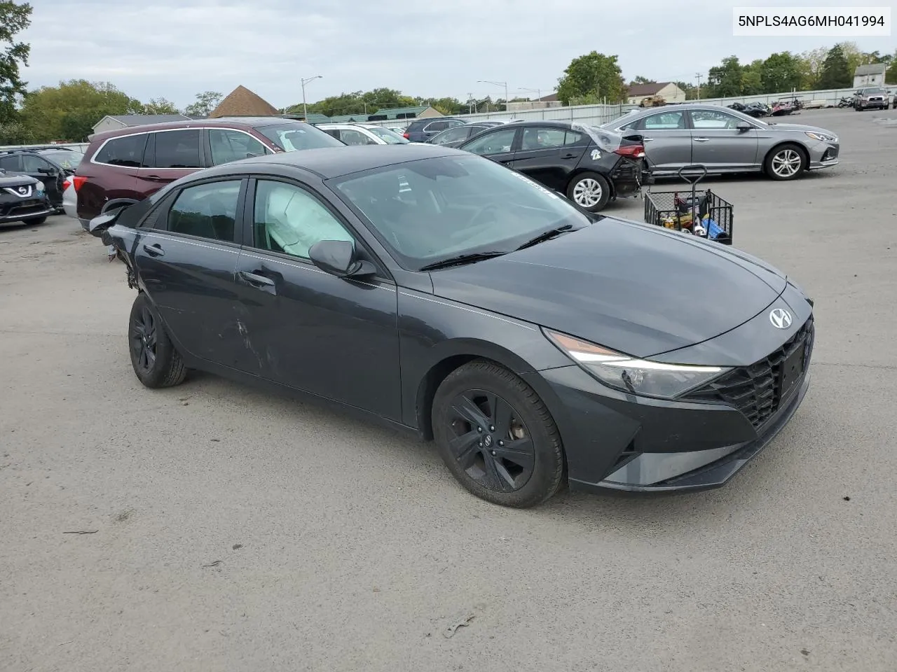 2021 Hyundai Elantra Sel VIN: 5NPLS4AG6MH041994 Lot: 71389144