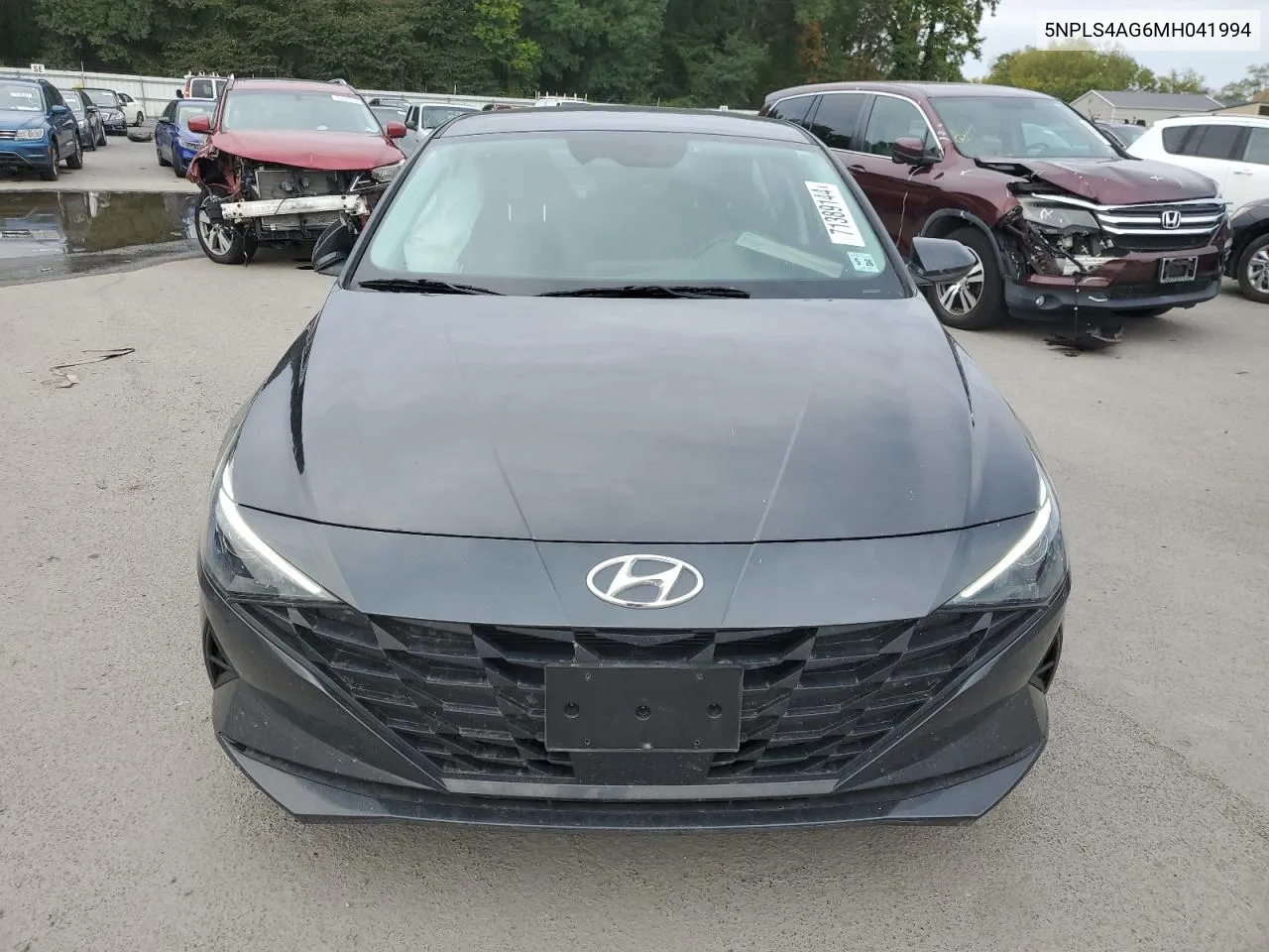 2021 Hyundai Elantra Sel VIN: 5NPLS4AG6MH041994 Lot: 71389144