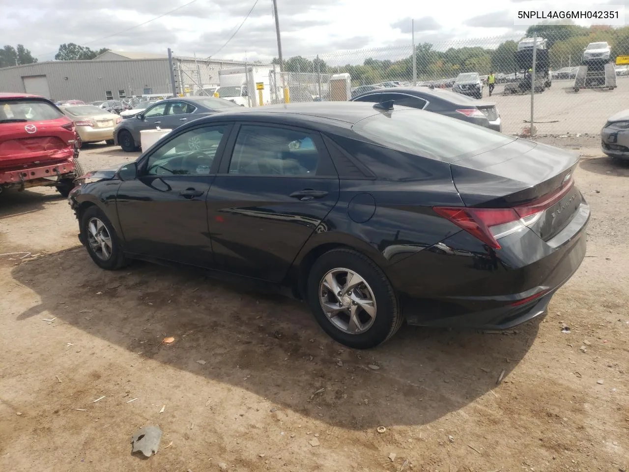 2021 Hyundai Elantra Se VIN: 5NPLL4AG6MH042351 Lot: 71391214