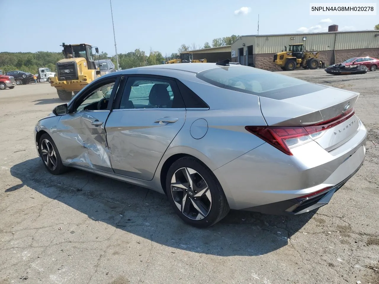 2021 Hyundai Elantra Sel VIN: 5NPLN4AG8MH020278 Lot: 71602714