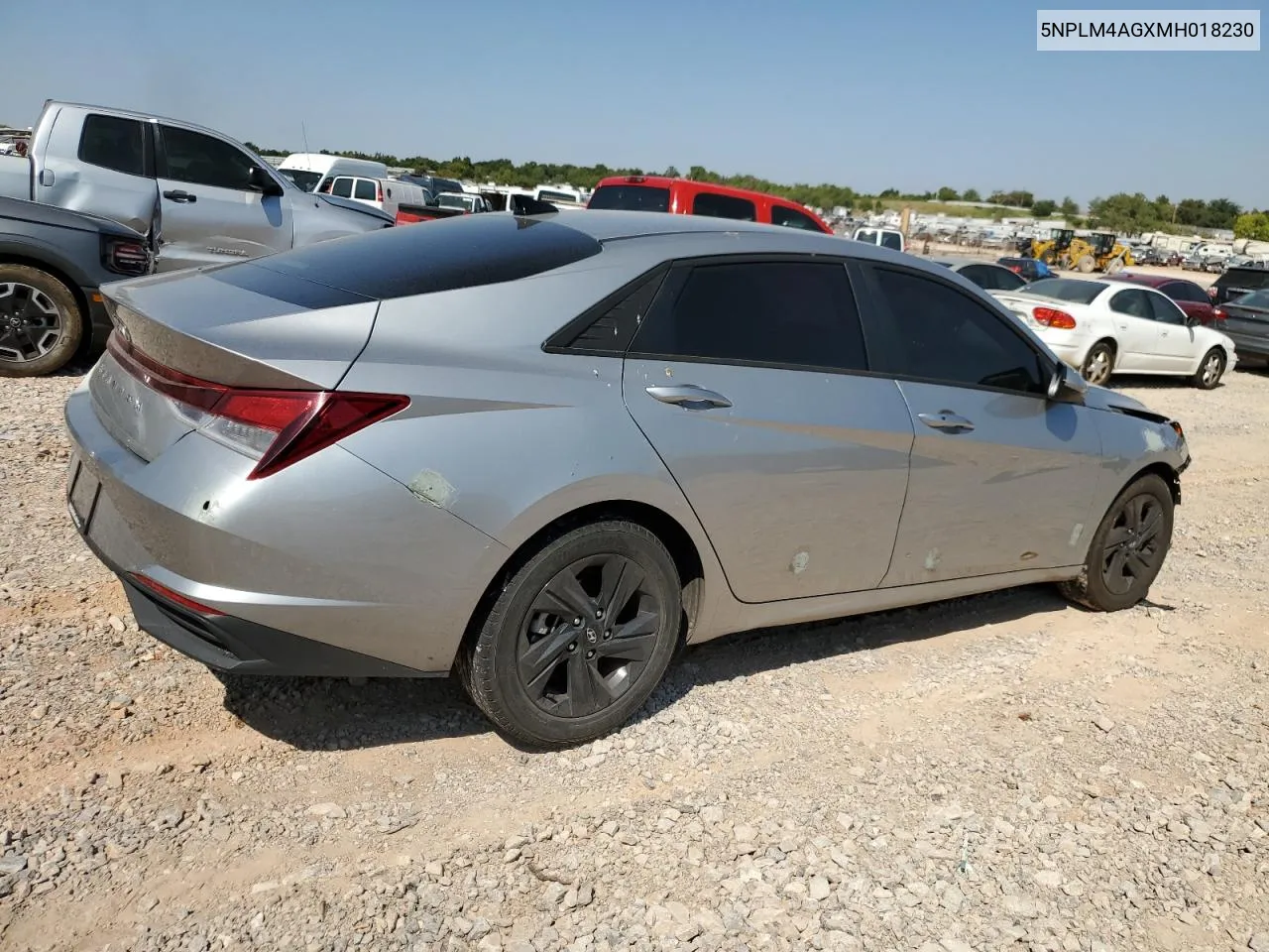 5NPLM4AGXMH018230 2021 Hyundai Elantra Sel