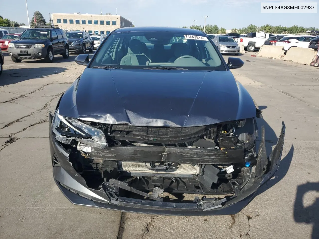 5NPLS4AG8MH002937 2021 Hyundai Elantra Sel