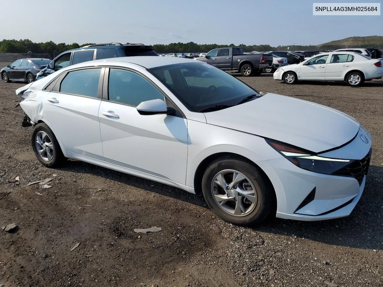 2021 Hyundai Elantra Se VIN: 5NPLL4AG3MH025684 Lot: 71685974