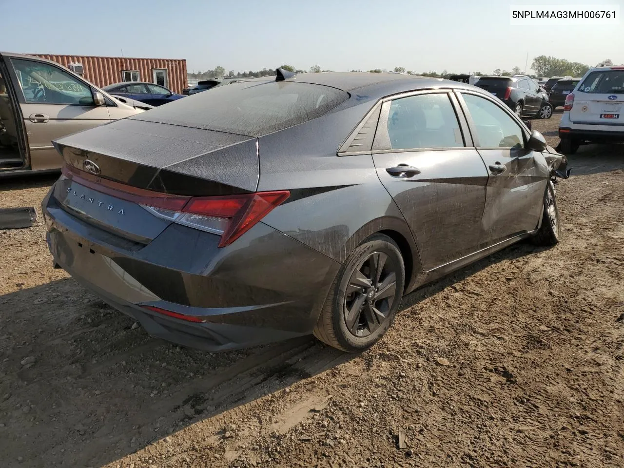 2021 Hyundai Elantra Sel VIN: 5NPLM4AG3MH006761 Lot: 71688504