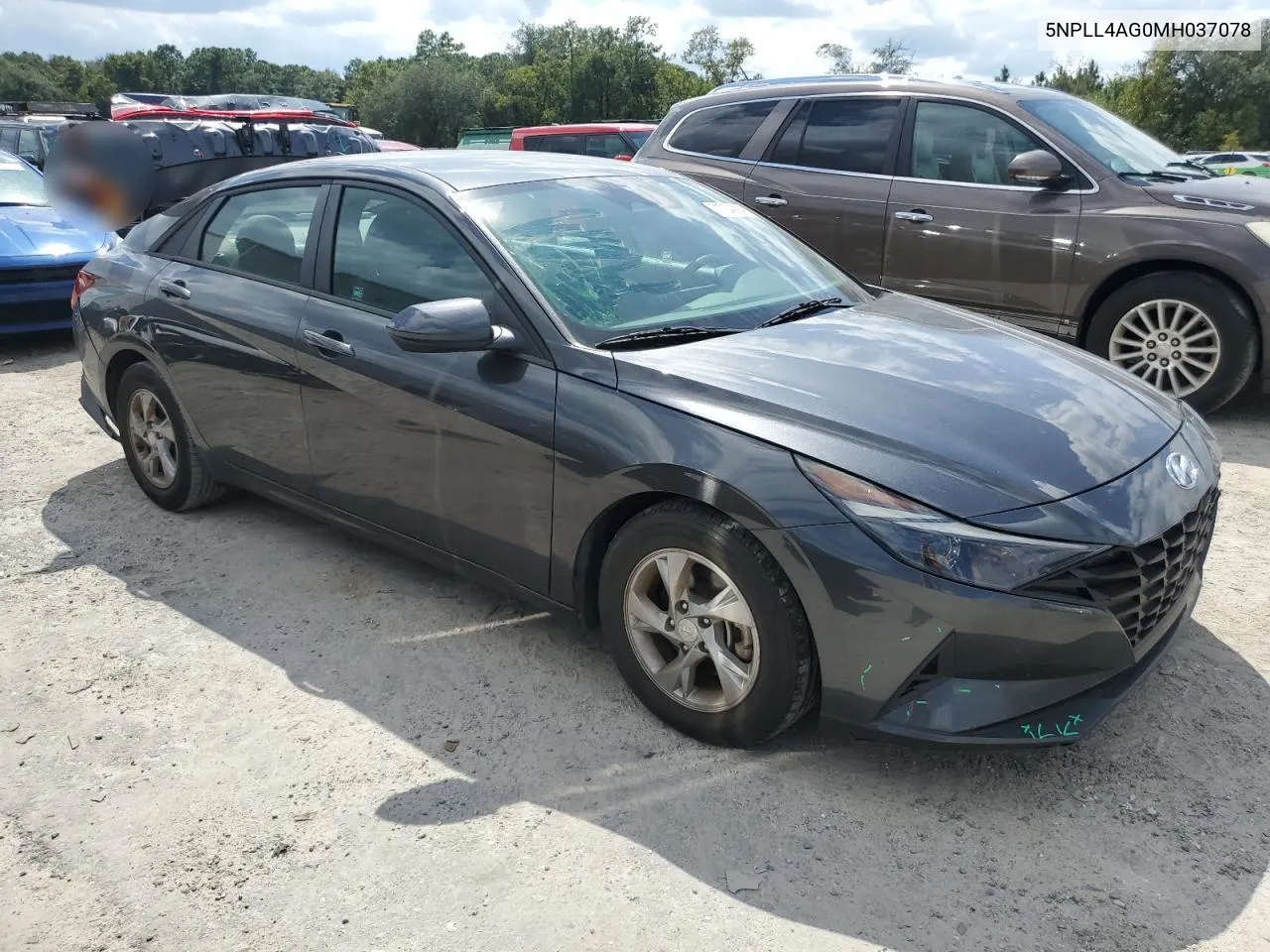 2021 Hyundai Elantra Se VIN: 5NPLL4AG0MH037078 Lot: 71724914