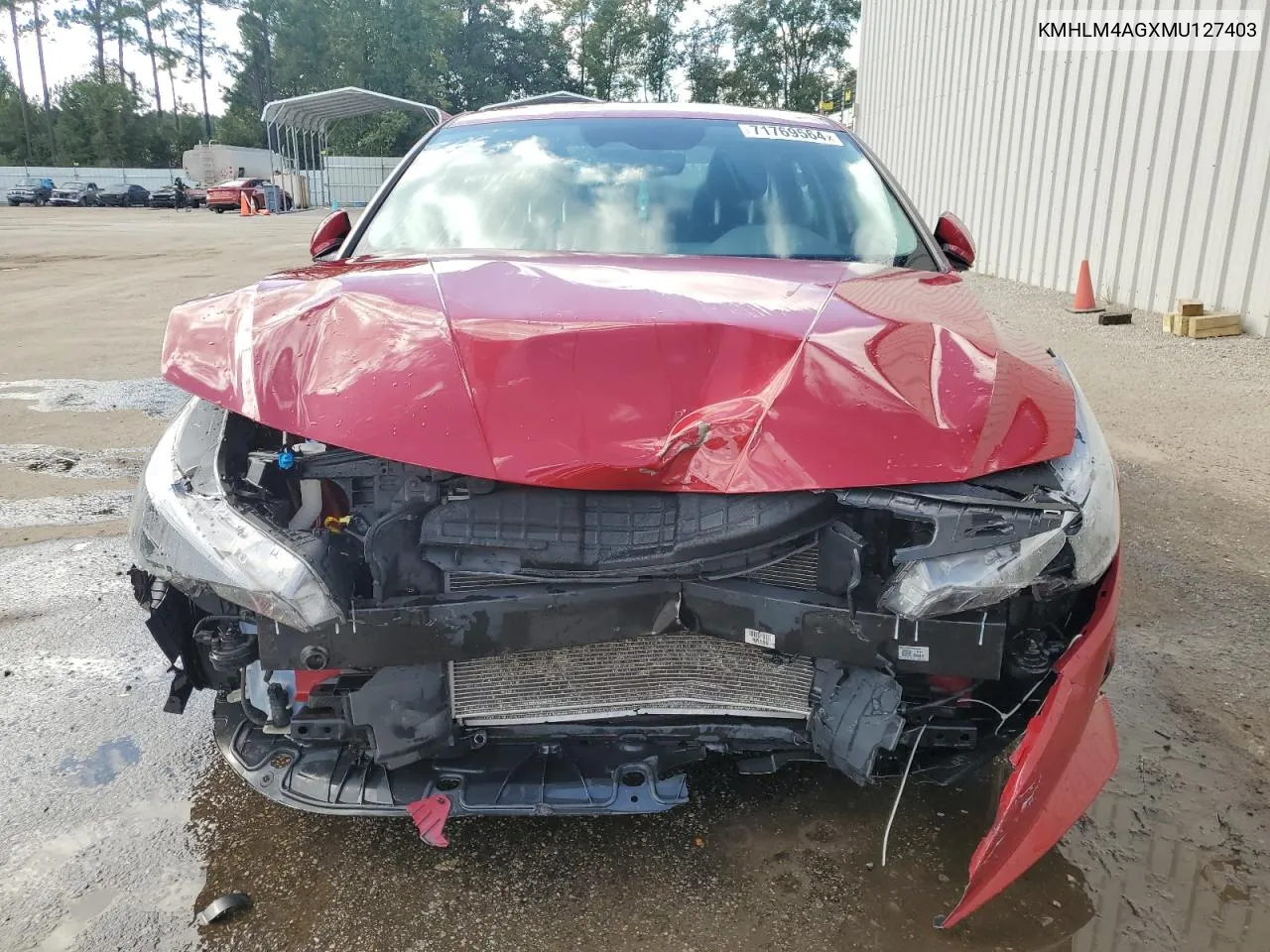 2021 Hyundai Elantra Sel VIN: KMHLM4AGXMU127403 Lot: 71769564