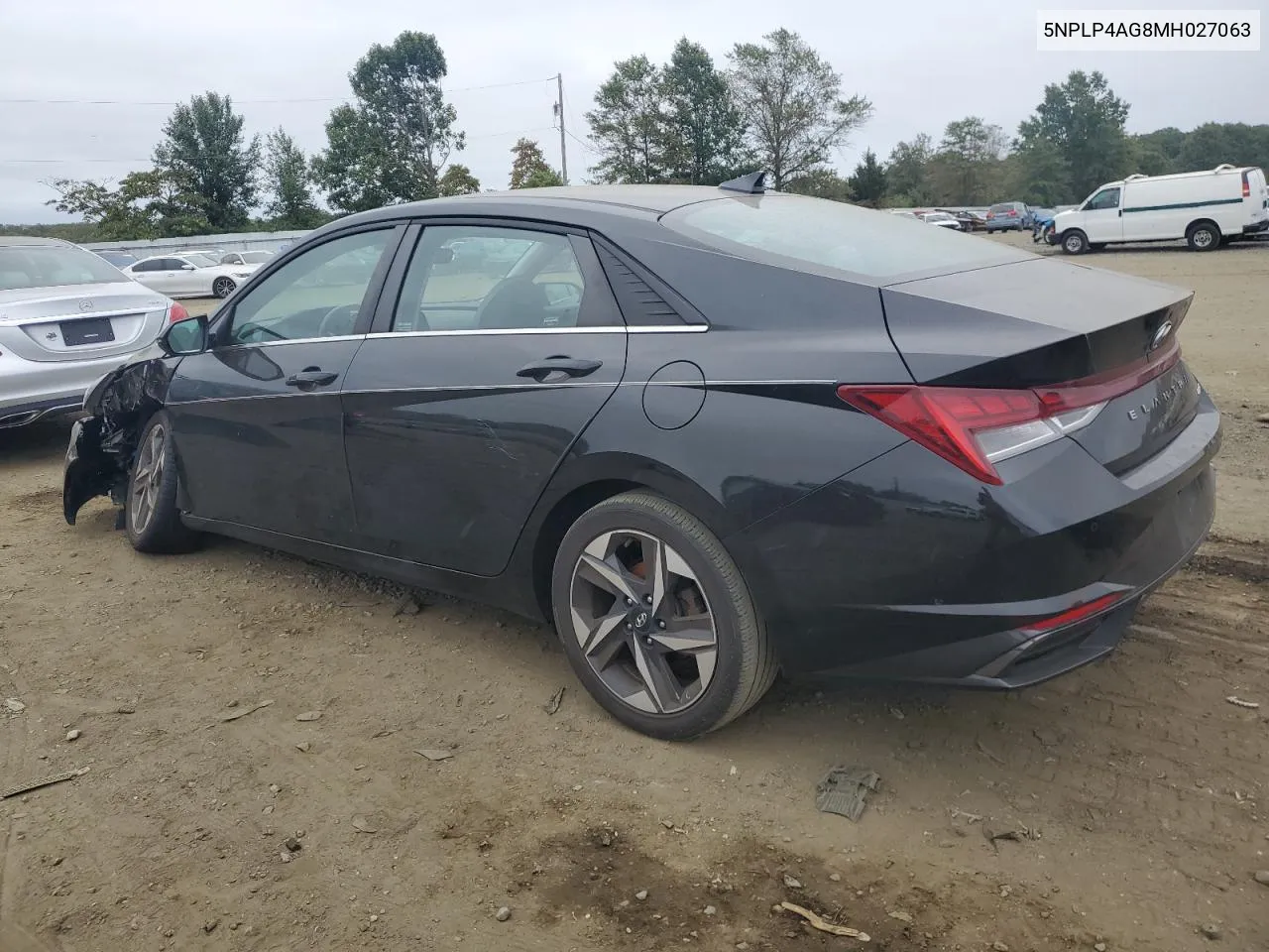 2021 Hyundai Elantra Limited VIN: 5NPLP4AG8MH027063 Lot: 72015474