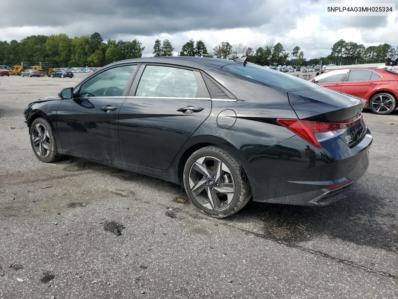 2021 Hyundai Elantra Limited VIN: 5NPLP4AG3MH025334 Lot: 72071284