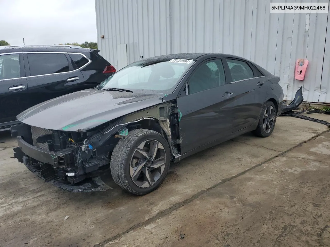 5NPLP4AG9MH022468 2021 Hyundai Elantra Limited