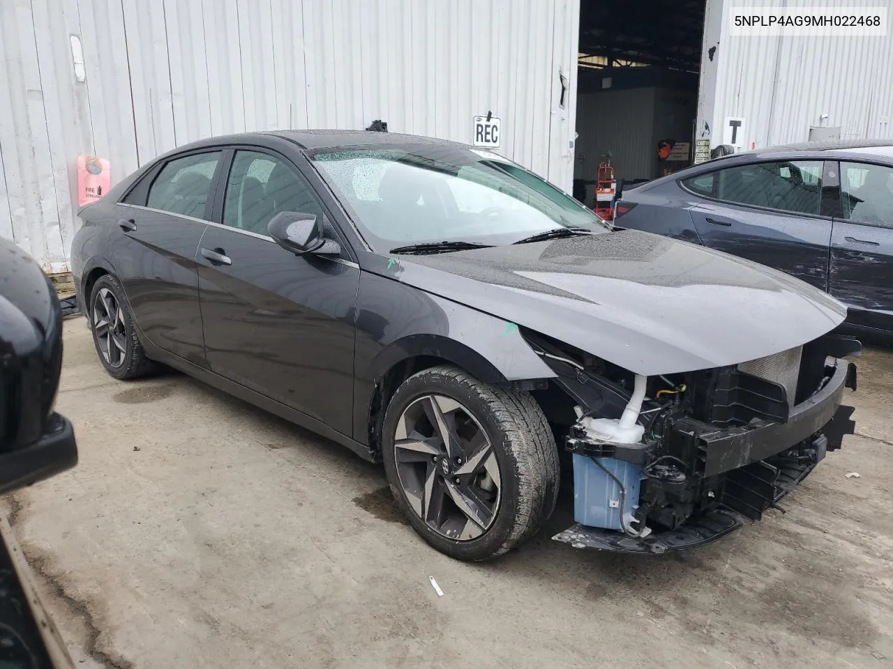 5NPLP4AG9MH022468 2021 Hyundai Elantra Limited