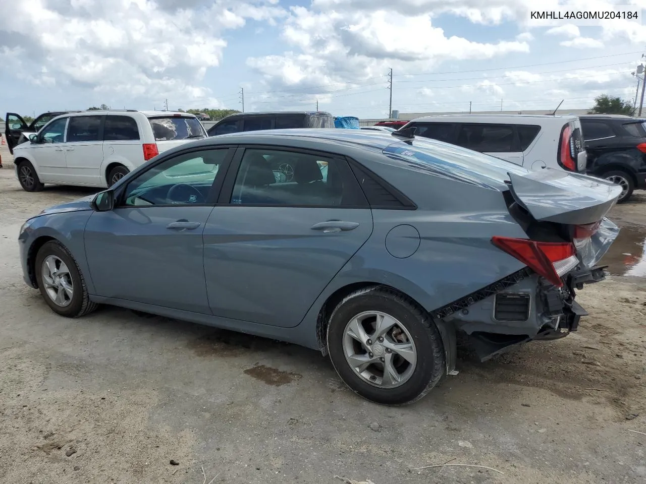 2021 Hyundai Elantra Se VIN: KMHLL4AG0MU204184 Lot: 72443414