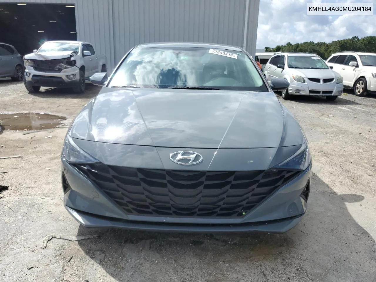 2021 Hyundai Elantra Se VIN: KMHLL4AG0MU204184 Lot: 72443414