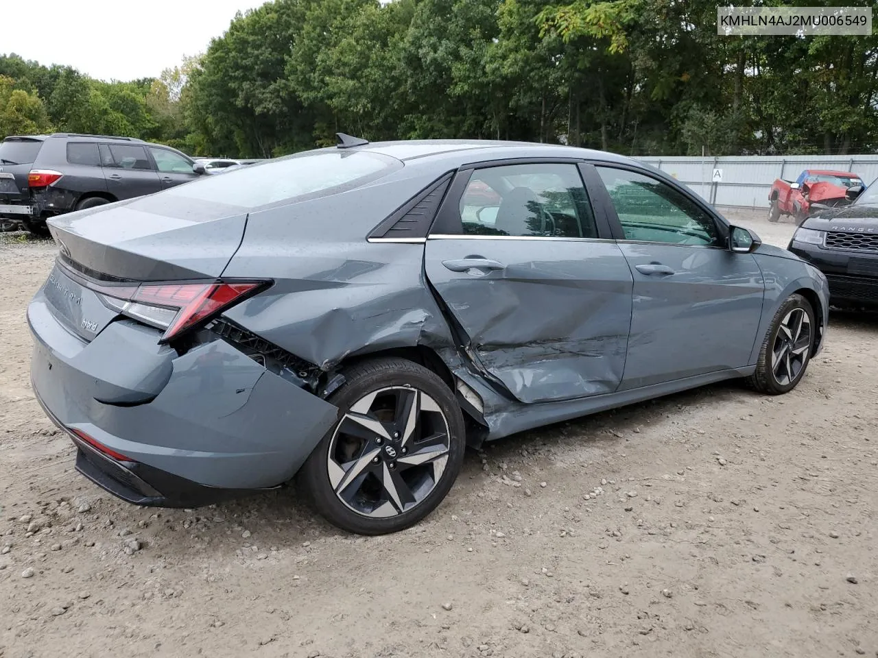 2021 Hyundai Elantra Limited VIN: KMHLN4AJ2MU006549 Lot: 72688654