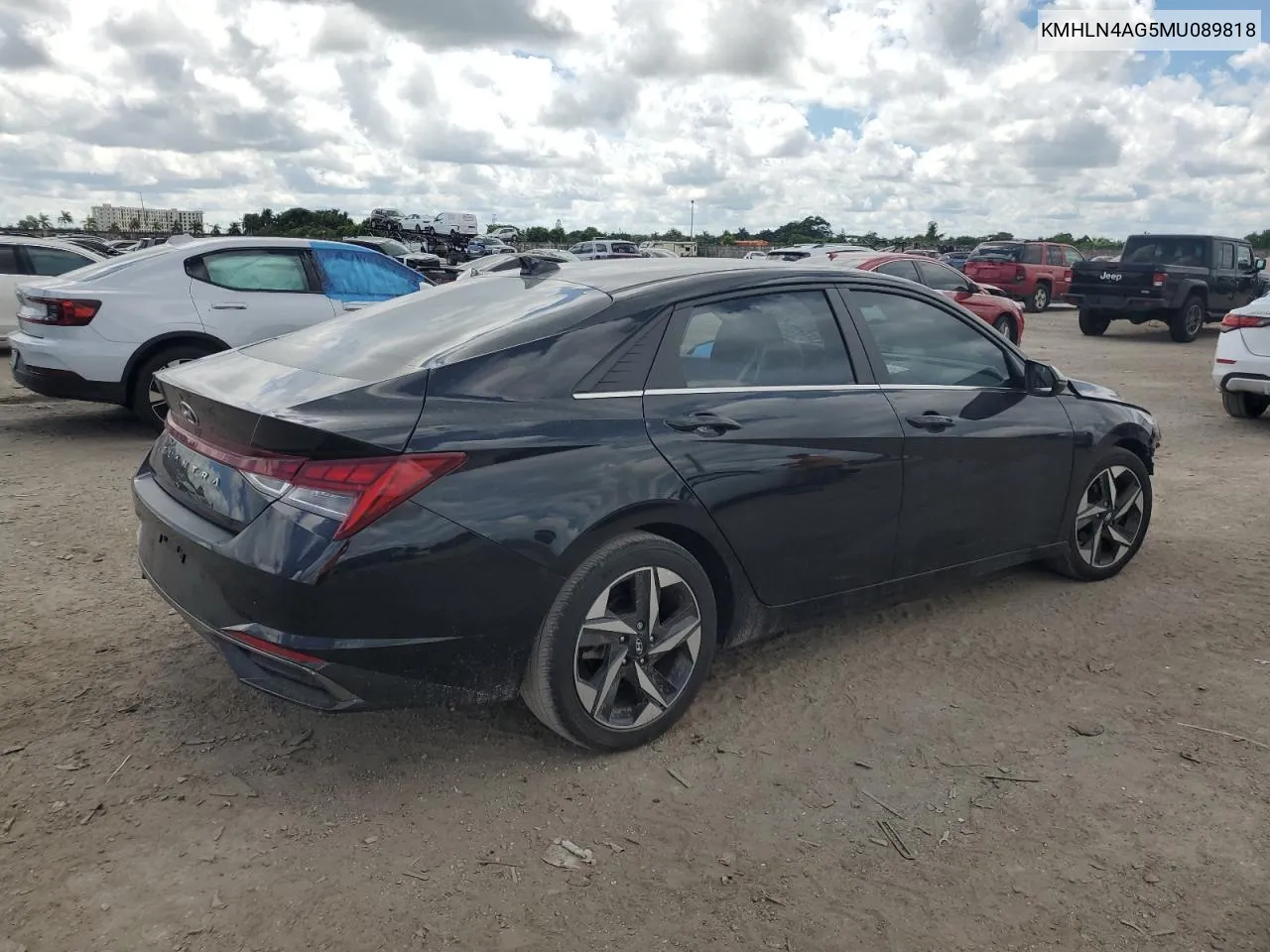 KMHLN4AG5MU089818 2021 Hyundai Elantra Sel