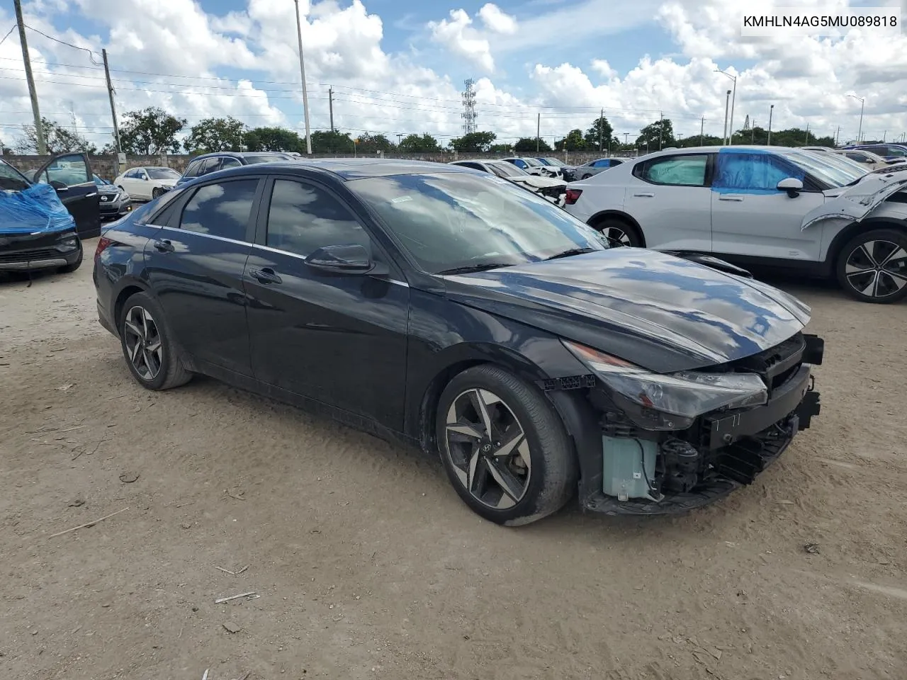 2021 Hyundai Elantra Sel VIN: KMHLN4AG5MU089818 Lot: 73017574