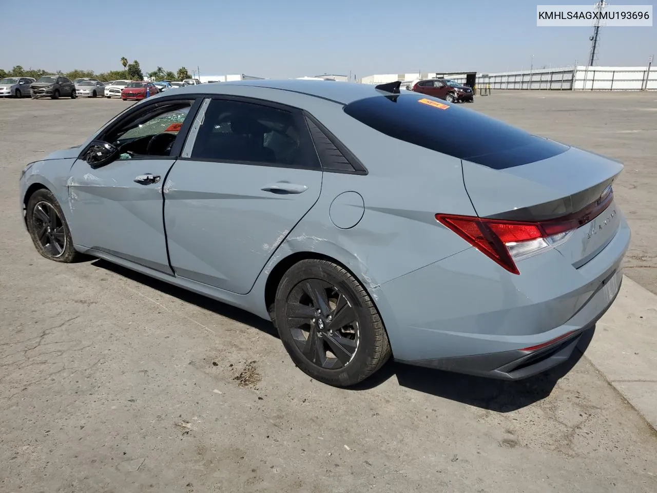 2021 Hyundai Elantra Sel VIN: KMHLS4AGXMU193696 Lot: 73036324