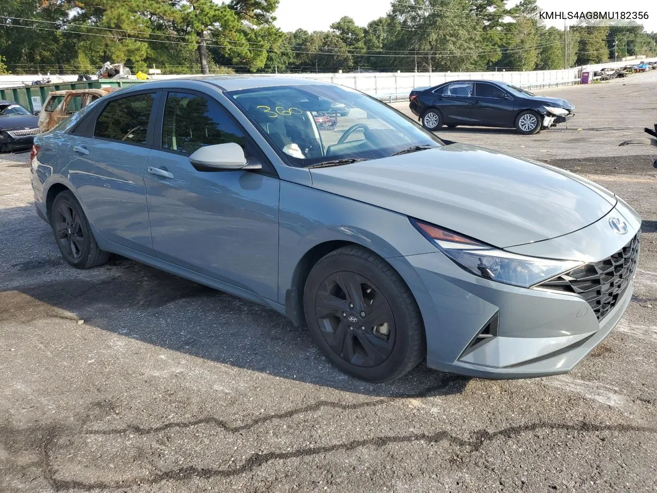 2021 Hyundai Elantra Sel VIN: KMHLS4AG8MU182356 Lot: 73130874