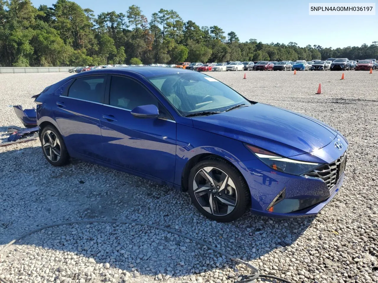 2021 Hyundai Elantra Sel VIN: 5NPLN4AG0MH036197 Lot: 73133084