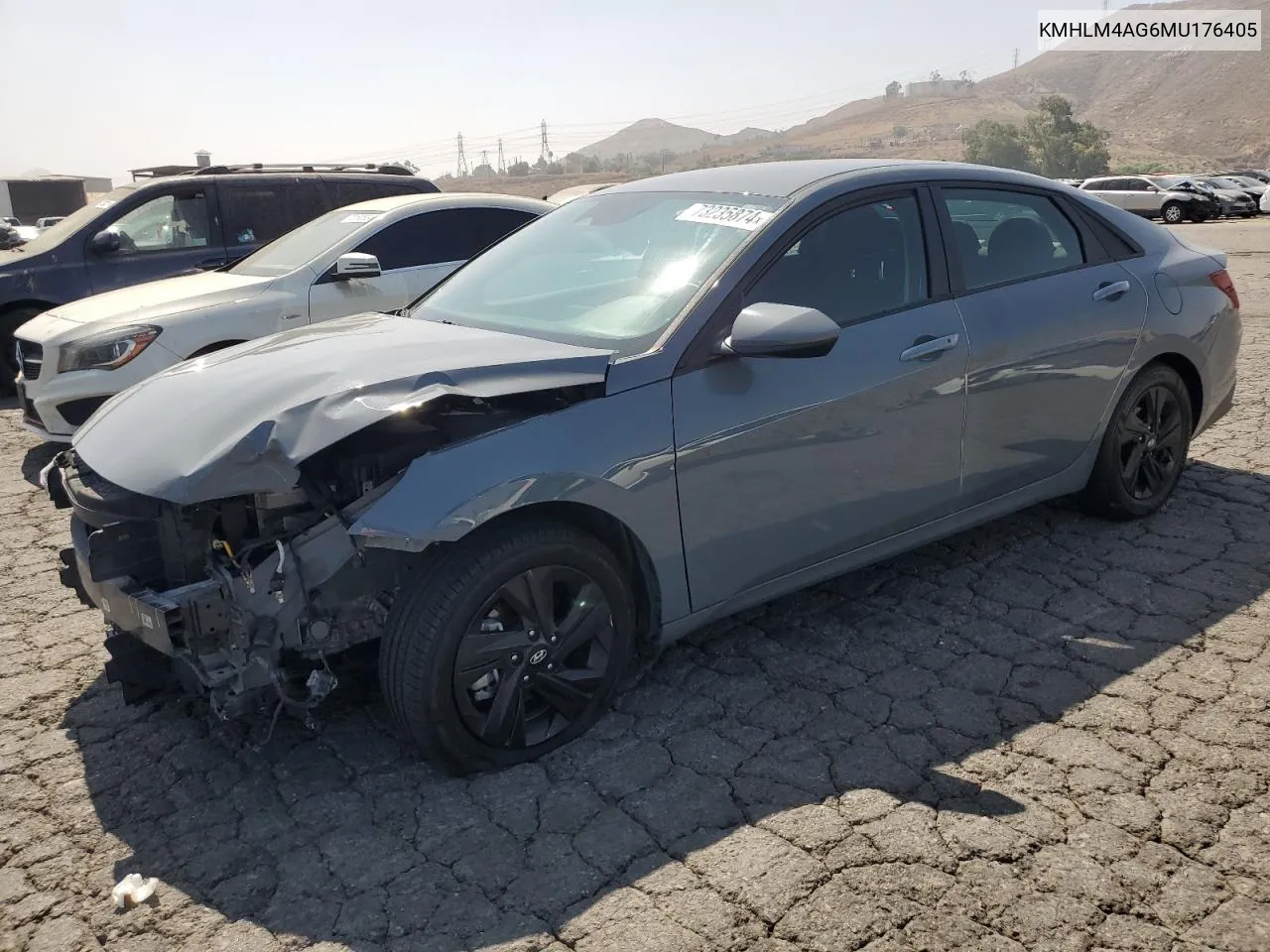 KMHLM4AG6MU176405 2021 Hyundai Elantra Sel