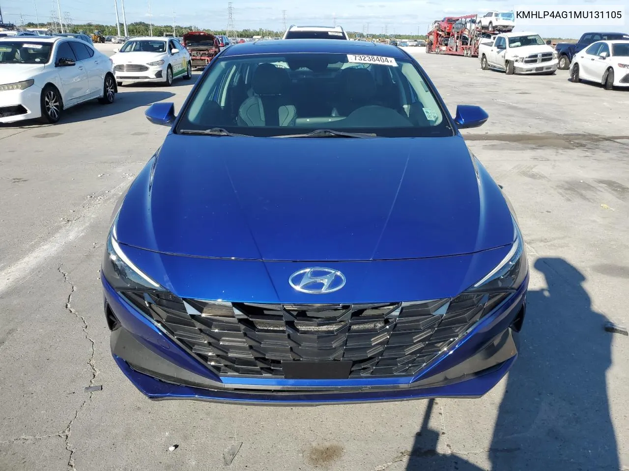 2021 Hyundai Elantra Limited VIN: KMHLP4AG1MU131105 Lot: 73238404