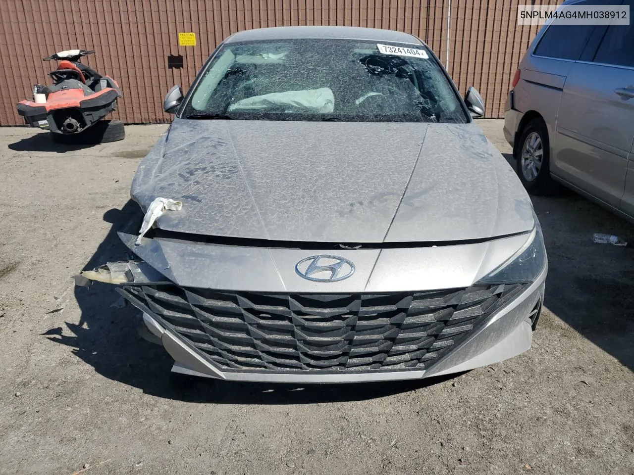 5NPLM4AG4MH038912 2021 Hyundai Elantra Sel