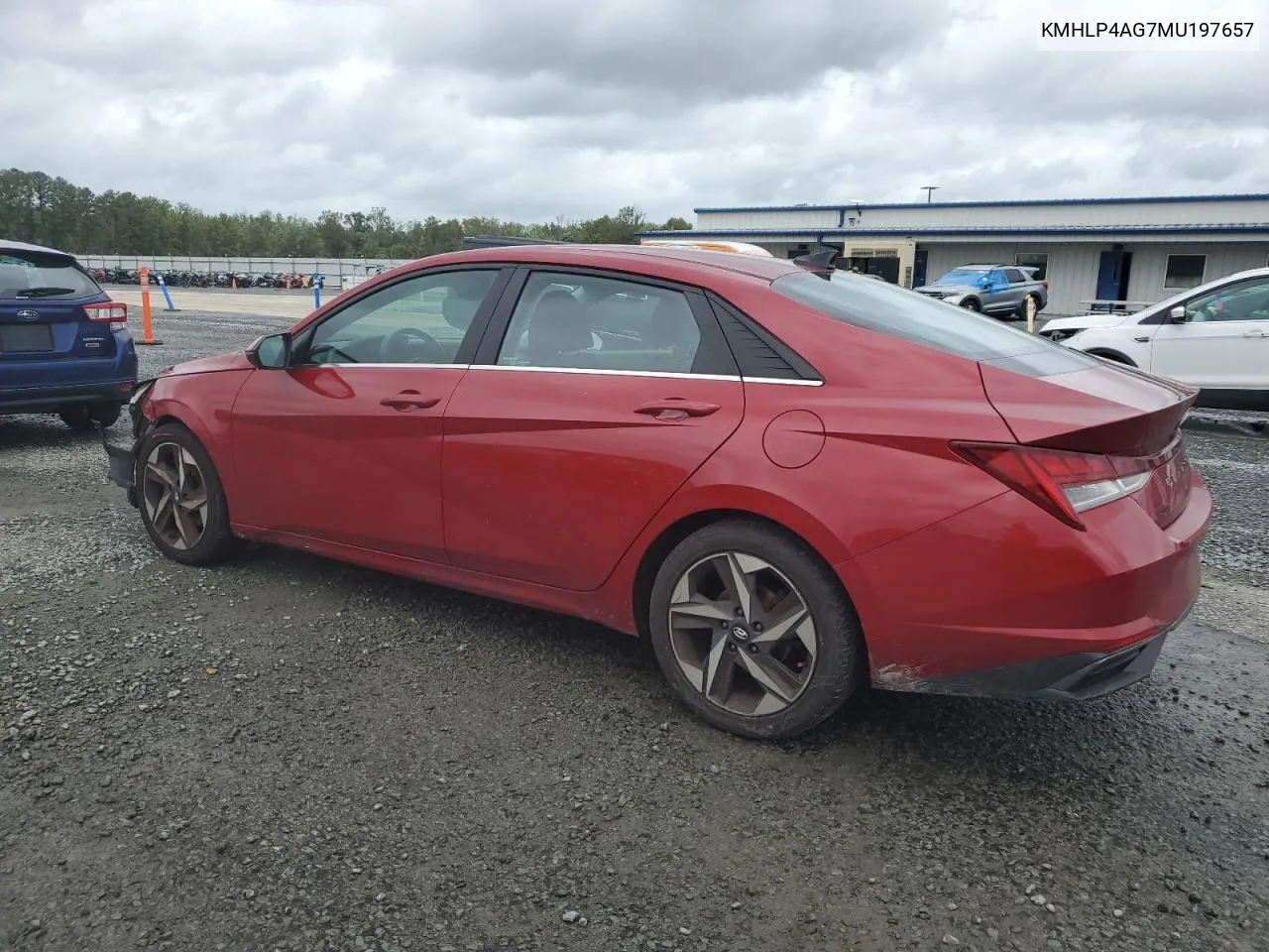 2021 Hyundai Elantra Limited VIN: KMHLP4AG7MU197657 Lot: 73368284