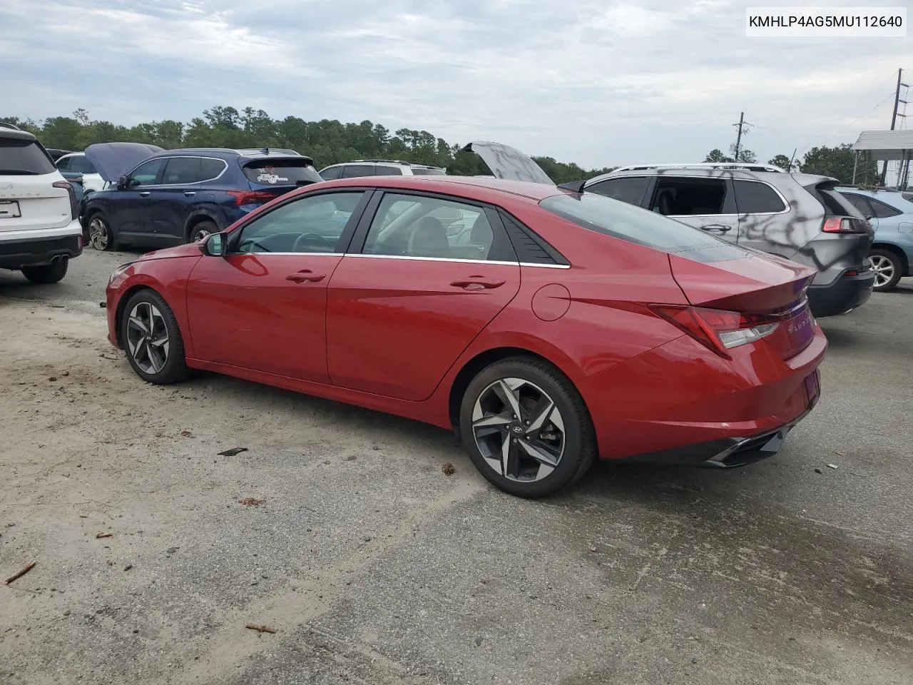 2021 Hyundai Elantra Limited VIN: KMHLP4AG5MU112640 Lot: 73464974